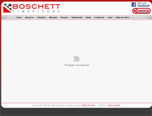 Tablet Screenshot of boschett-timepieces.com